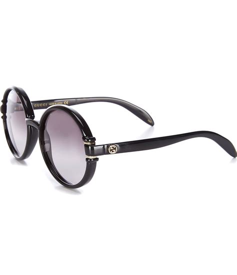 gucci 58mm gradient round sunglasses|gucci bedazzled sunglasses.